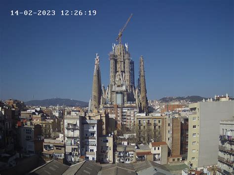 webcam barcelona|Sagrada Familia Webcam 